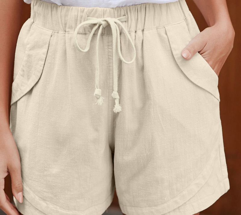 Beige Faylin Shorts