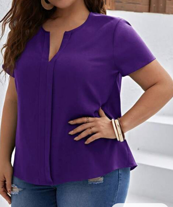 Purple  Blouse