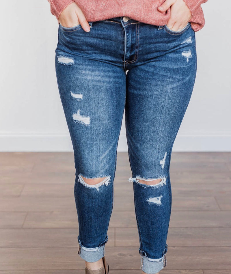 Mid Rise Skinny Jeans