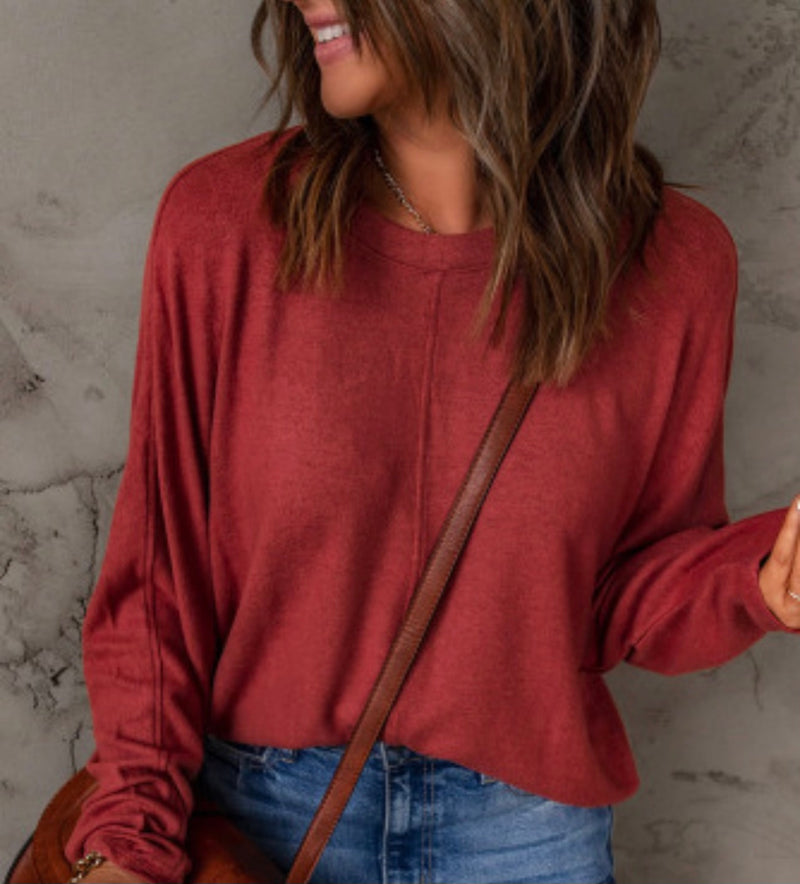 Red Long Sleeve Shirt